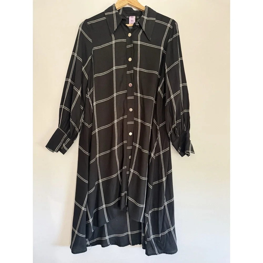 plaid shirt dress zara The Best Zara Dress to Wear With Ankle Boots